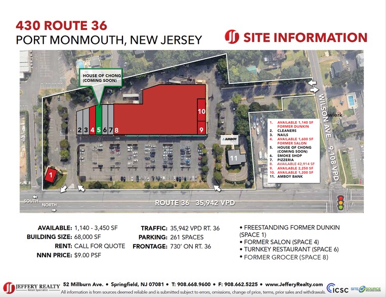 430 State Hwy Rte 36, Middletown, NJ à louer - Photo du bâtiment - Image 2 de 2