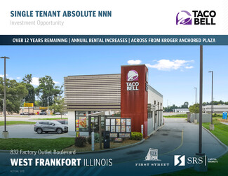 Plus de détails pour 832 Factory Outlet Blvd, West Frankfort, IL - Vente au détail à vendre