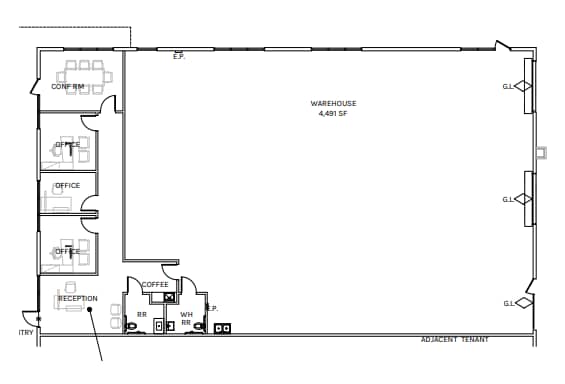 10451-10455 Roselle St, San Diego, CA for lease Floor Plan- Image 1 of 1