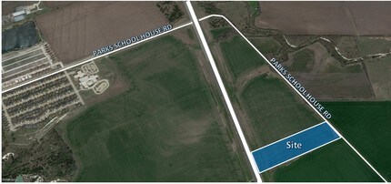 Highway 287, Waxahachie, TX - Aerial map view