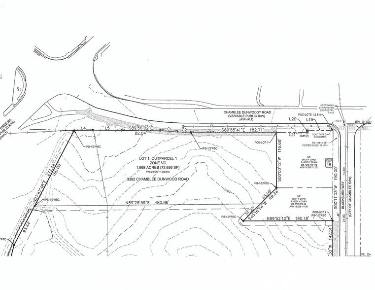 3392 Chamblee Dunwoody, Chamblee, GA à vendre - Plan de site - Image 2 de 4