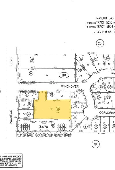 Pacheco Blvd, Martinez, CA à vendre - Plan cadastral - Image 2 de 5