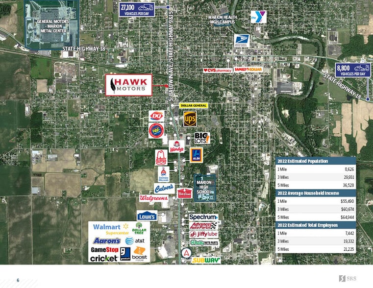 702 S Baldwin Ave, Marion, IN à vendre - Photo du bâtiment - Image 2 de 4