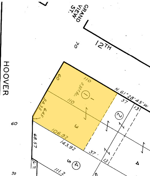 1200 S Hoover St, Los Angeles, CA à vendre - Plan cadastral - Image 2 de 4