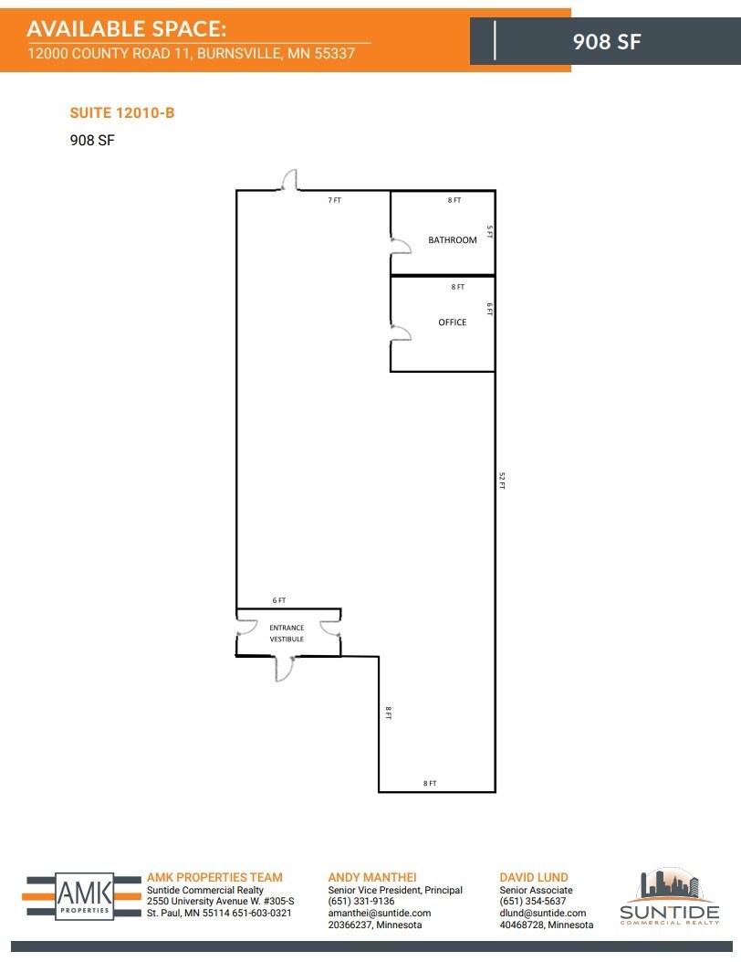 12000-12014 Cr-11, Burnsville, MN for lease Floor Plan- Image 1 of 1