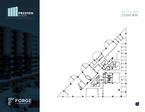 17950 Preston Rd, Dallas, TX for lease Floor Plan- Image 1 of 1