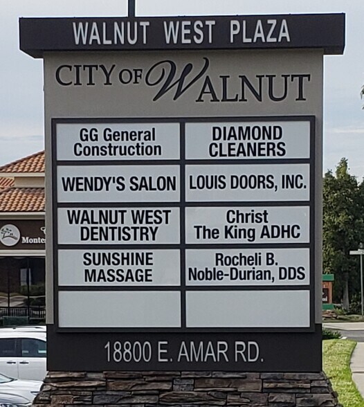 18800 Amar Rd, Walnut, CA à louer - Photo du bâtiment - Image 2 de 2