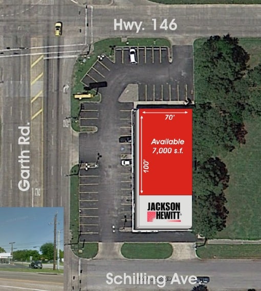 2400 Garth Rd, Baytown, TX for lease - Aerial - Image 2 of 3