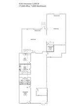 4045-4113 Vincennes Rd, Indianapolis, IN for lease Floor Plan- Image 1 of 1