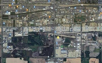 312 Commerce Rd N, Spruce Grove, AB - AERIAL  map view