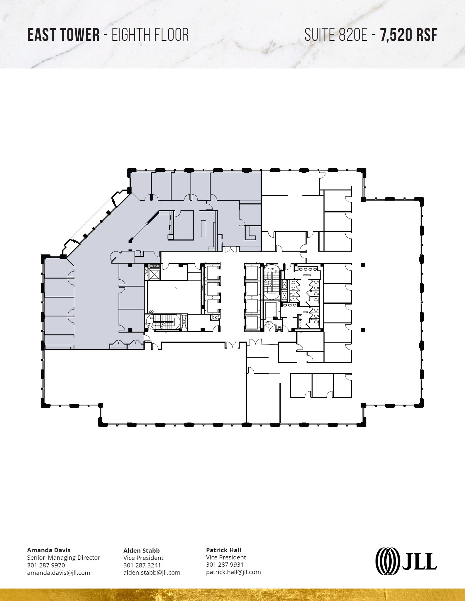7501 Wisconsin Ave, Bethesda, MD à louer Plan d’étage- Image 1 de 1