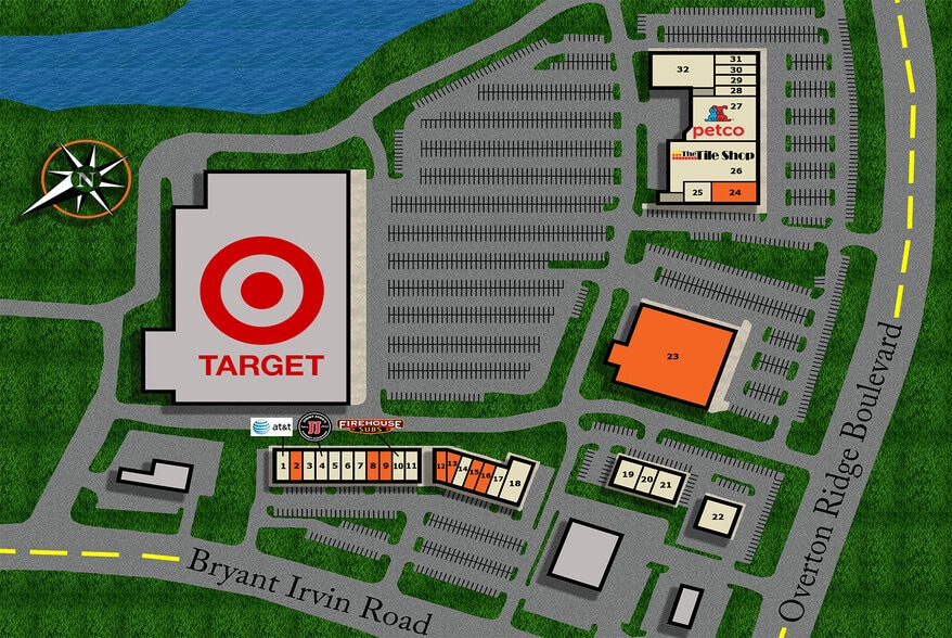 4801 Bryant Irvin Rd, Fort Worth, TX for lease - Site Plan - Image 2 of 2