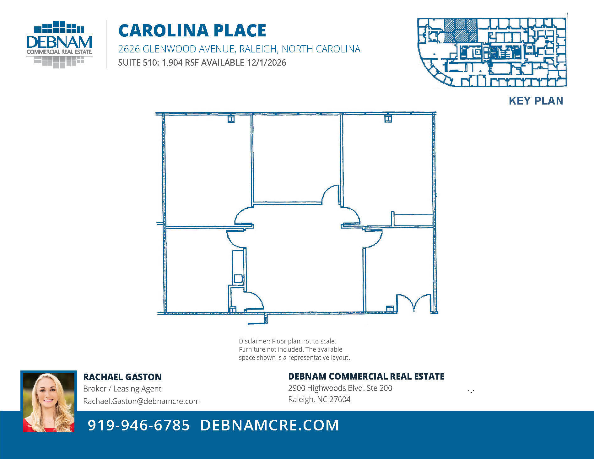 2626 Glenwood Ave, Raleigh, NC for lease Floor Plan- Image 1 of 1