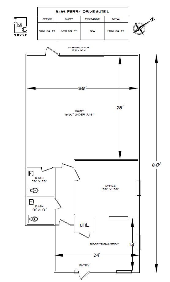 5499 Perry Dr, Waterford, MI à louer Plan d  tage- Image 1 de 1