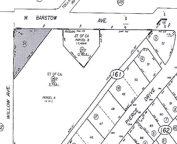1207 N Willow Ave, Clovis, CA for sale - Plat Map - Image 2 of 4