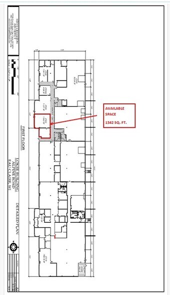 2522 Alpine Rd, Eau Claire, WI à louer - Plan d’étage - Image 2 de 5