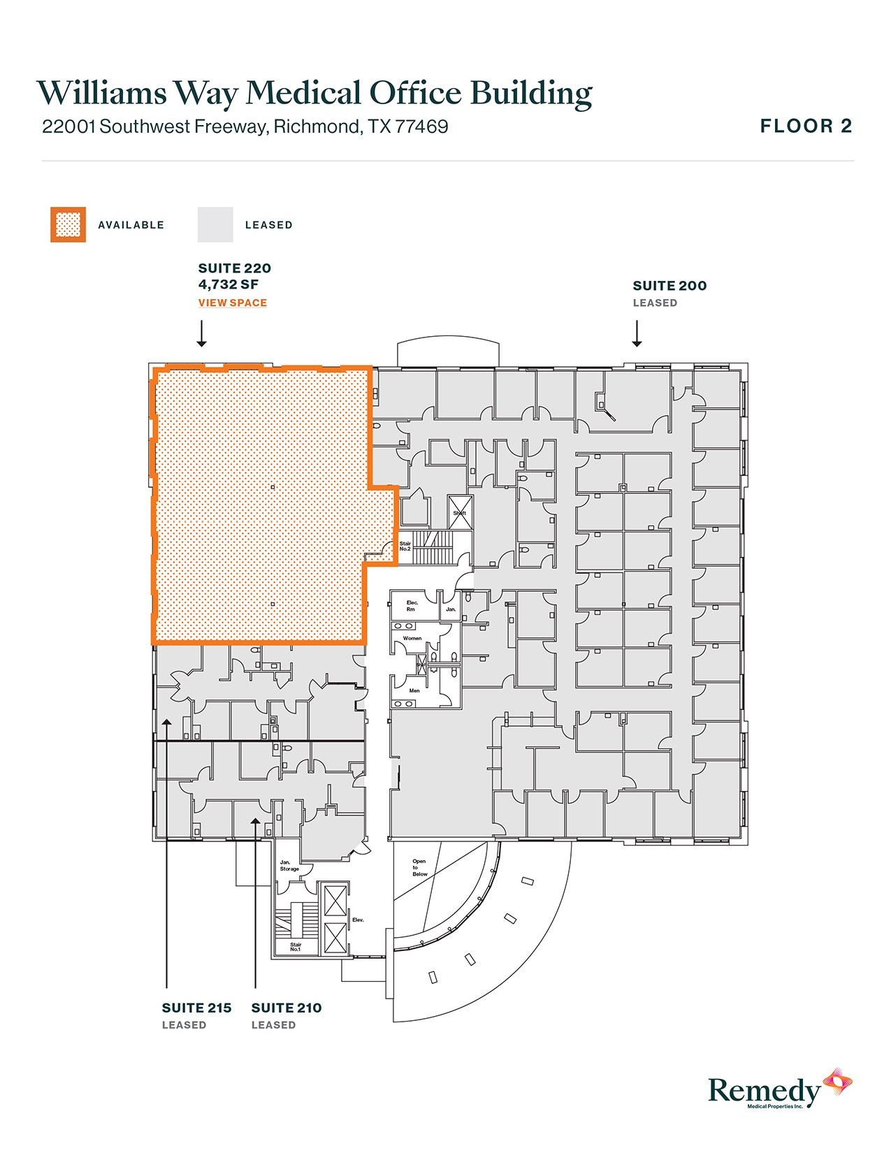 22001 Southwest Freeway, Richmond, TX for lease Floor Plan- Image 1 of 1