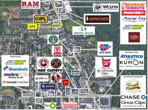 528 N Milwaukee Ave, Wheeling, IL - AERIAL map view