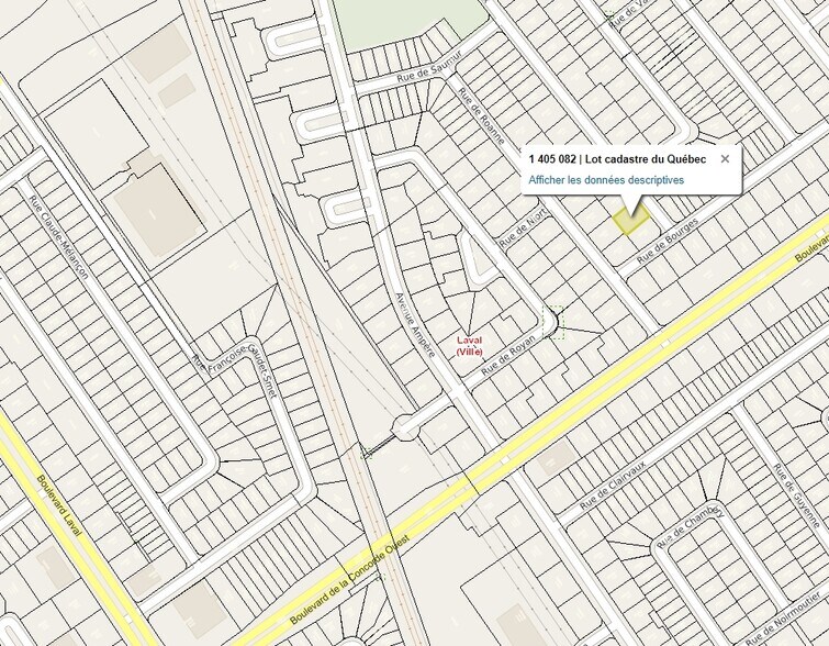 502 Rue de Chamonix, Laval, QC for sale - Plat Map - Image 1 of 1