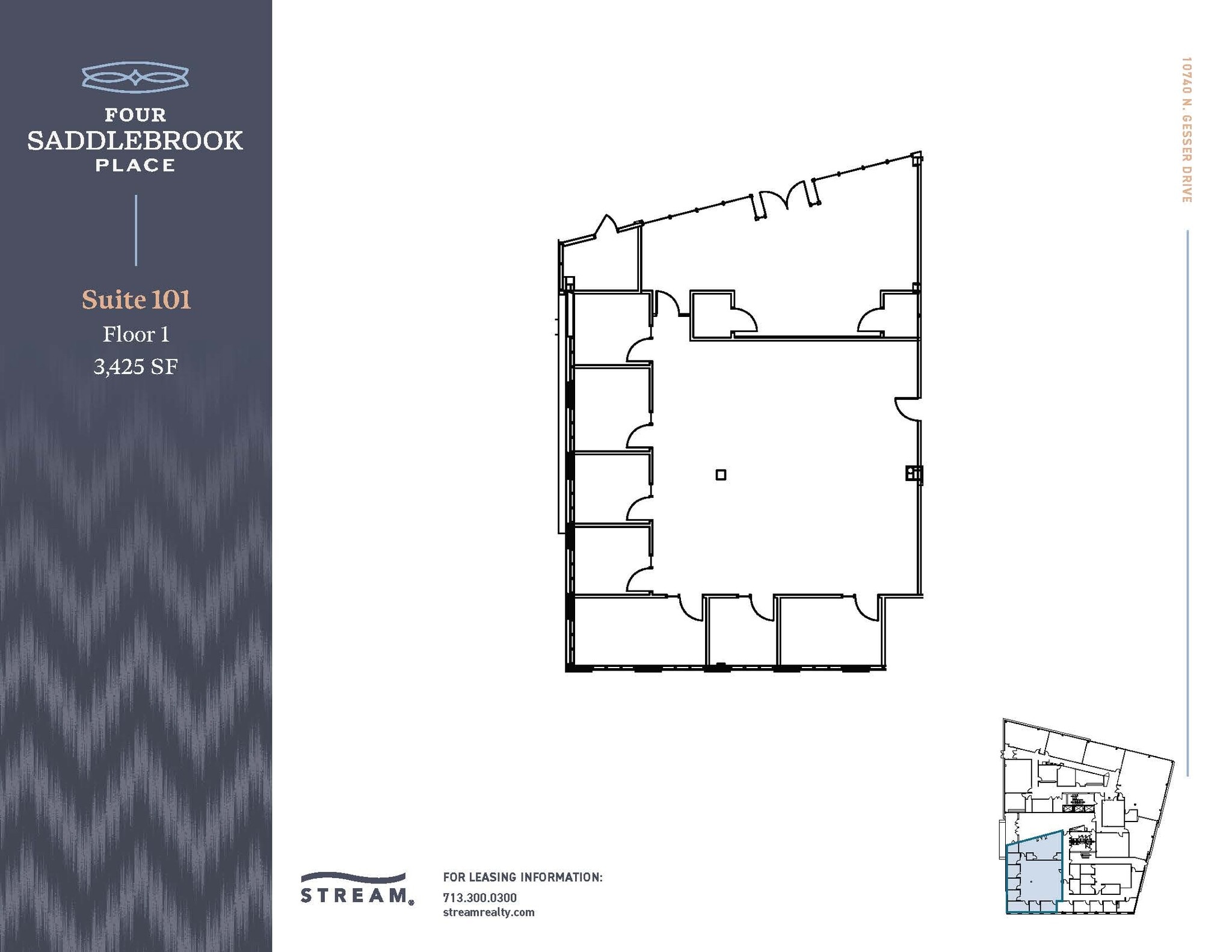 7906 N Sam Houston Pky W, Houston, TX for lease Floor Plan- Image 1 of 1