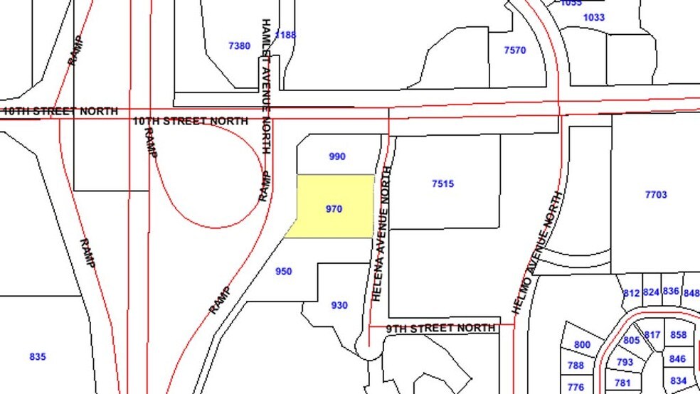 970 Helena Ave N, Oakdale, MN à vendre - Plan cadastral - Image 2 de 7