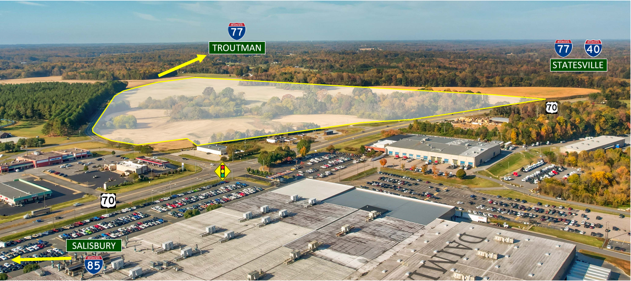 US 70 & Amity Hill rd, Cleveland, NC for sale Aerial- Image 1 of 12