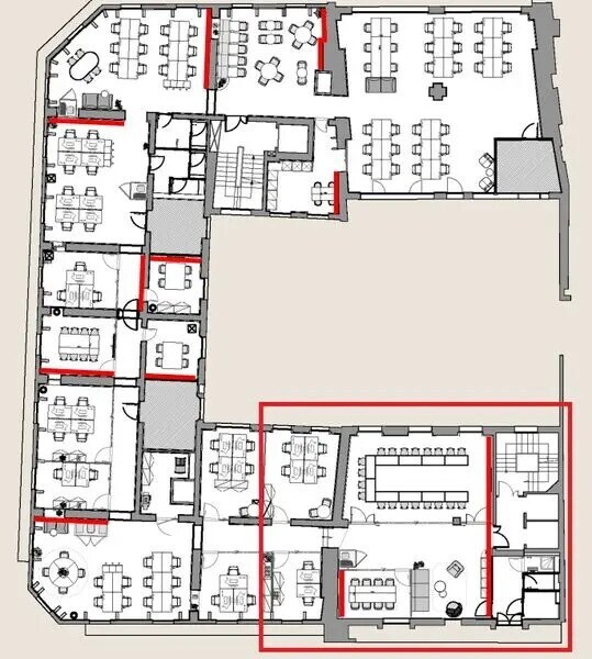52 Rue Saint-Denis, Paris à louer Plan d’étage- Image 1 de 7