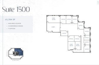 160 W Santa Clara St, San Jose, CA à louer Plan d’étage- Image 1 de 1