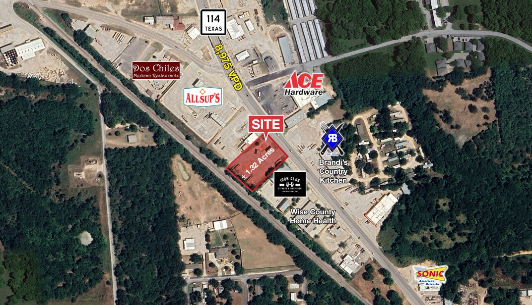 1501 Chico Hwy, Bridgeport, TX for sale Aerial- Image 1 of 2