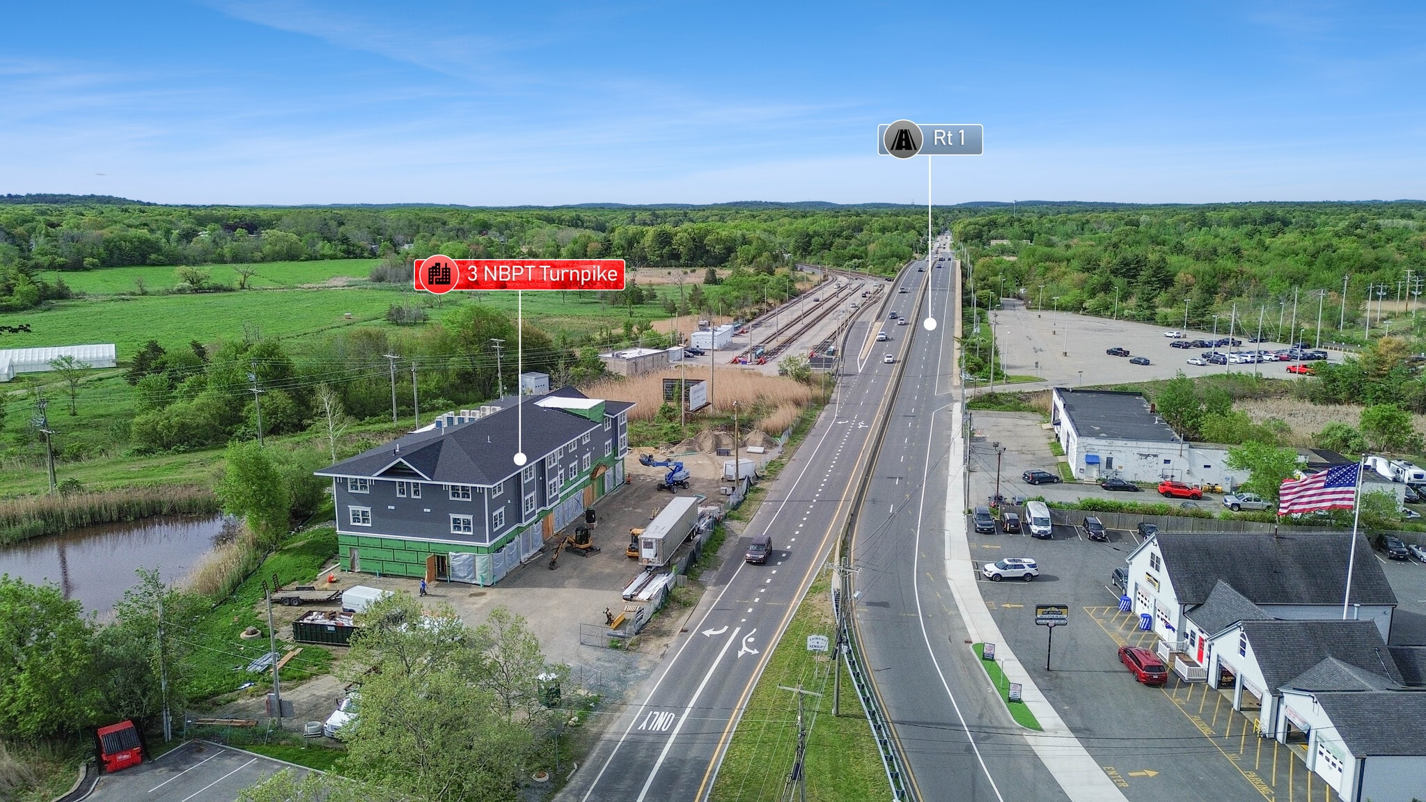 3 Newburyport Tpke, Newbury, MA for lease Aerial- Image 1 of 7