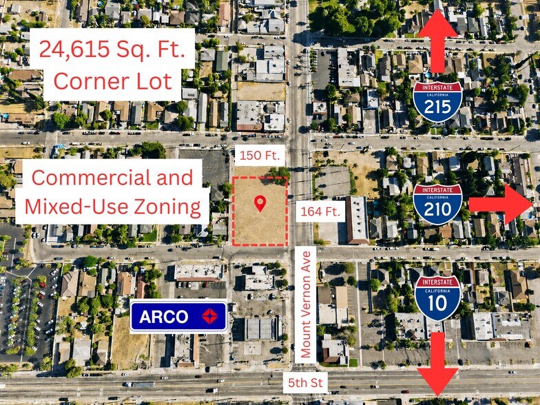 552 N Mount Vernon Ave, San Bernardino, CA à vendre - Photo du bâtiment - Image 1 de 6