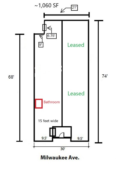 3025 N Milwaukee Ave, Chicago, IL for lease - Floor Plan - Image 3 of 7