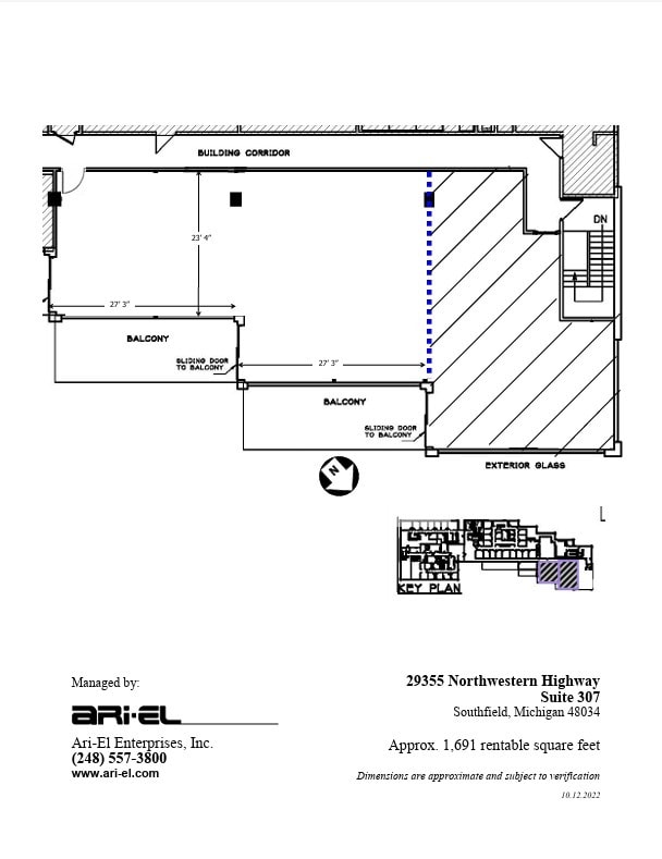 29355 Northwestern Hwy, Southfield, MI for lease Floor Plan- Image 1 of 1