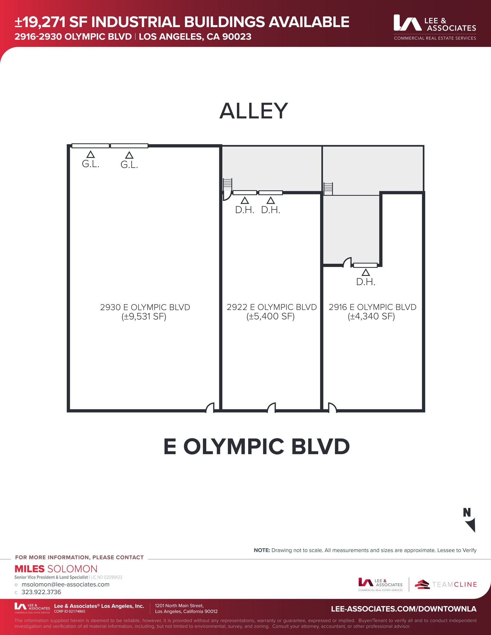 2916 E Olympic Blvd, Los Angeles, CA for lease Site Plan- Image 1 of 1