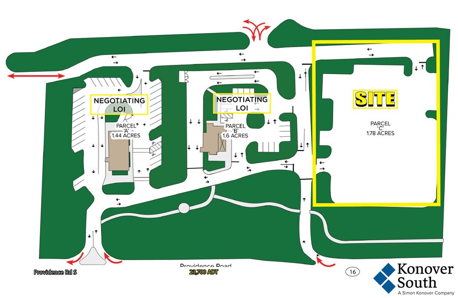 3012 S Providence Rd, Waxhaw, NC à louer - Plan de site - Image 3 de 3