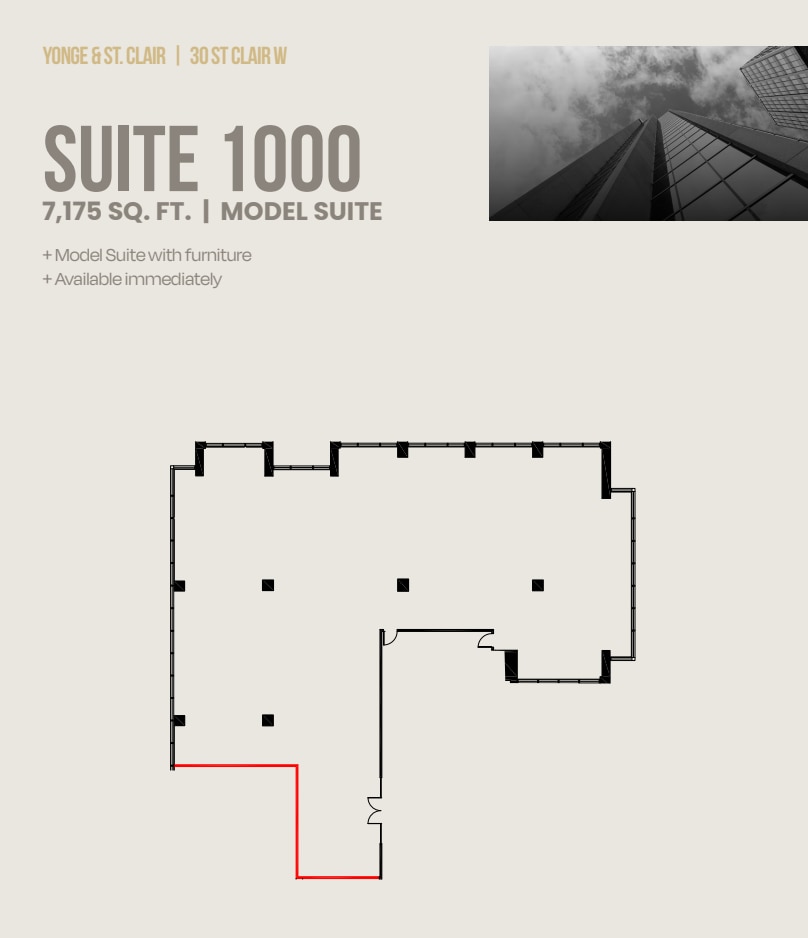 30 St Clair Ave W, Toronto, ON for lease Floor Plan- Image 1 of 1