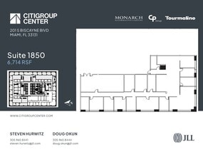 201 S Biscayne Blvd, Miami, FL for lease Floor Plan- Image 1 of 11