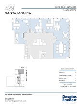 429 Santa Monica Blvd, Santa Monica, CA à louer Plan d  tage- Image 1 de 1