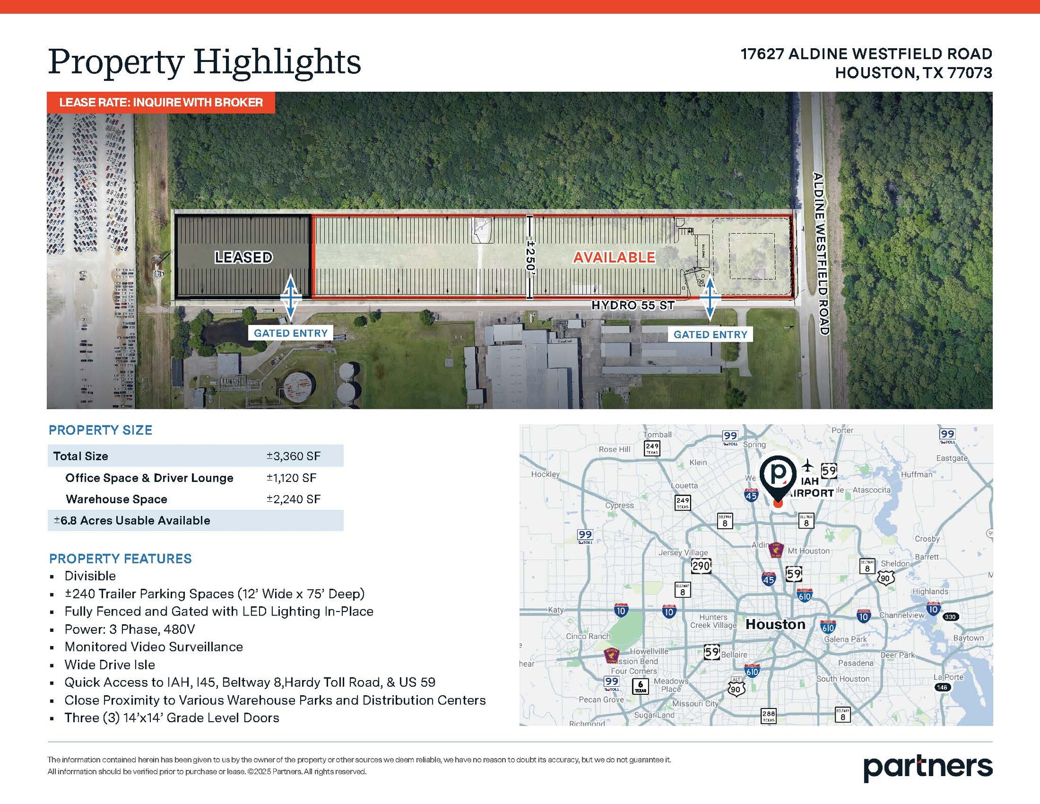 17627 Aldine Westfield Rd, Houston, TX for lease Interior Photo- Image 1 of 2