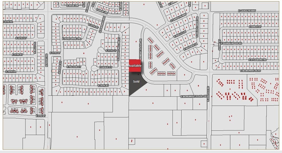 SW McMurray Blvd & Monument Plaza Cir, Casa Grande, AZ à vendre - Plan de site - Image 3 de 3