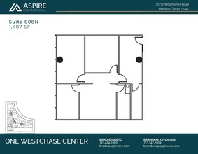 10777 Westheimer Rd, Houston, TX for lease Floor Plan- Image 1 of 1