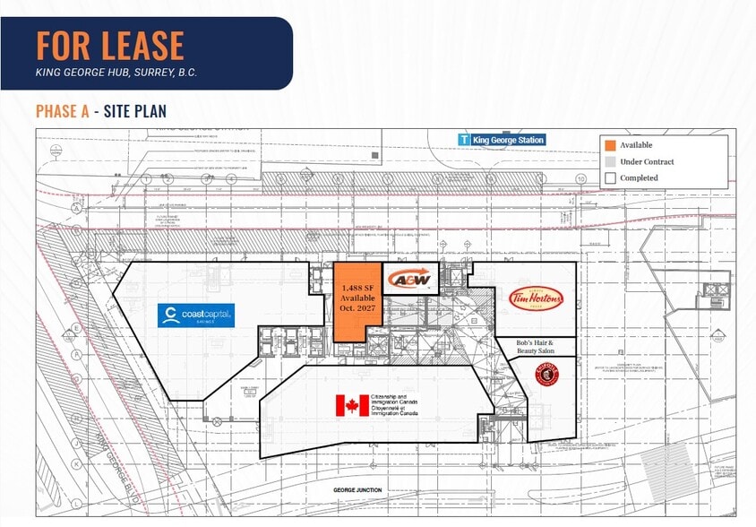 9850 King George Blvd, Surrey, BC à louer - Plan d’étage - Image 3 de 11