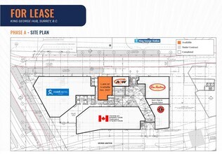 9850 King George Blvd, Surrey, BC for lease Floor Plan- Image 1 of 2