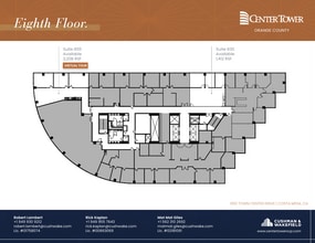 650 Town Center Dr, Costa Mesa, CA à louer Plan d’étage- Image 1 de 1