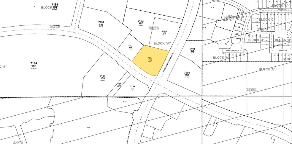 3320 Lawrenceville Suwanee Rd, Suwanee, GA for sale - Plat Map - Image 1 of 1