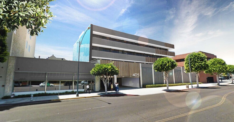 405 S Beverly Dr, Beverly Hills, CA à louer - Photo du bâtiment - Image 2 de 15