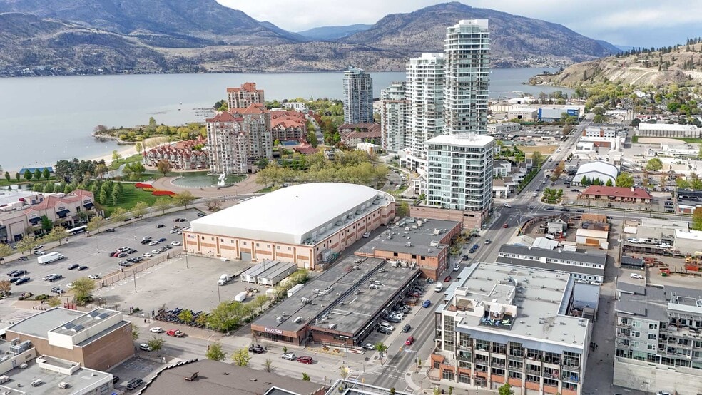 1264 Ellis St, Kelowna, BC for lease - Aerial - Image 3 of 3