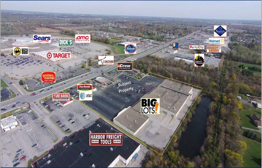 10105-10203 E Washington St, Indianapolis, IN à louer - Aérien - Image 2 de 3