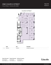 1 Church St, Rockville, MD for lease Floor Plan- Image 1 of 1