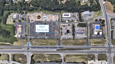 N Cobb Pky, Kennesaw, GA - Aérien  Vue de la carte